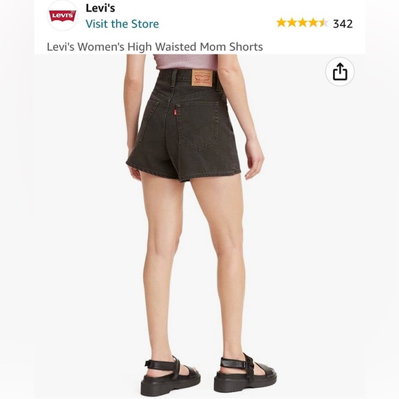 Levi's Pants - Levi’s high waisted mom shorts size 33